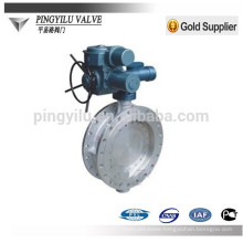 electric three-eccentric center flange connection butterfly valve for hot new product